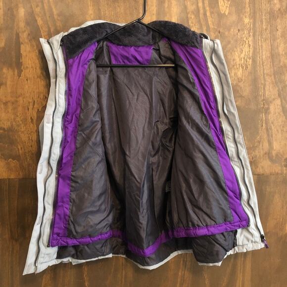 ZeroXposur Womens Jacket Gray Purple 3 in 1 Hooded Insulated Lined Ski Winter M - Picture 4 of 14